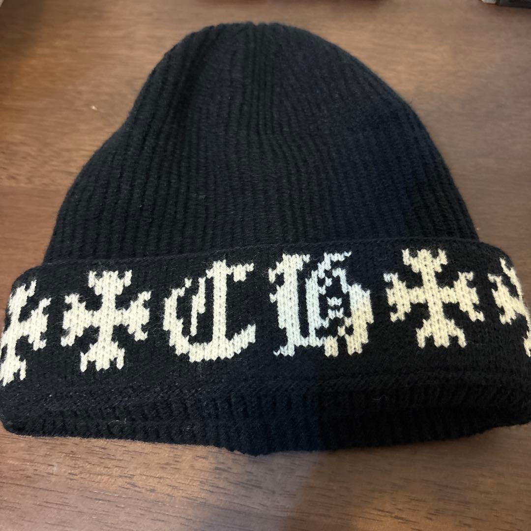クロムハーツ　ニット帽 ロゴ入り