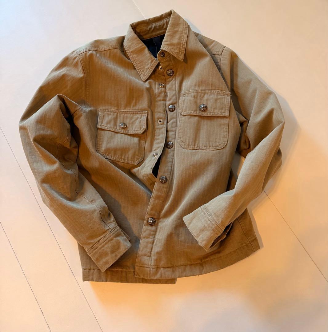 CHROME HEARTS（クロムハーツ）ワークドック シャツ ベージュ