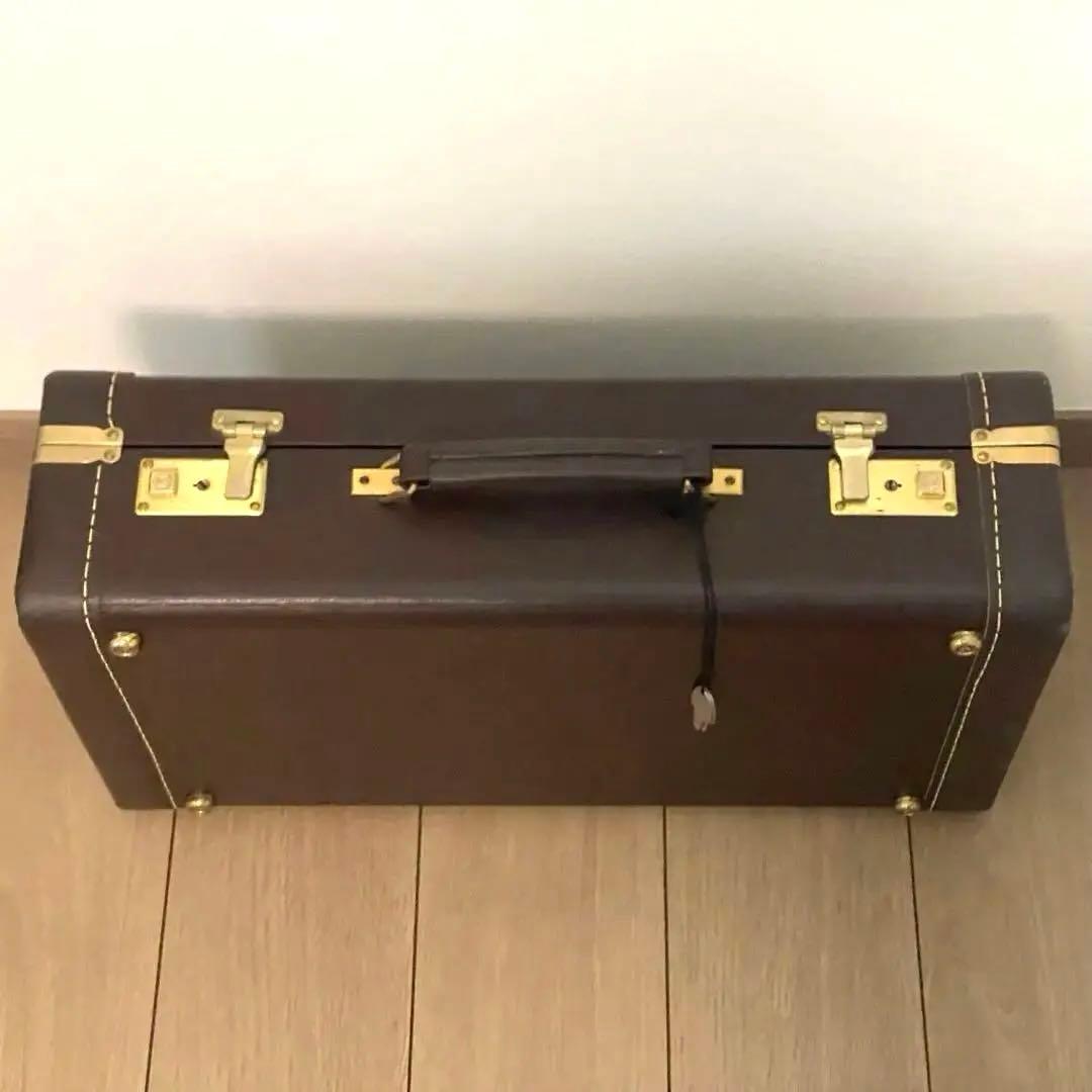 【美品】Bach トランペット ダブルケース 純正 ブラウン