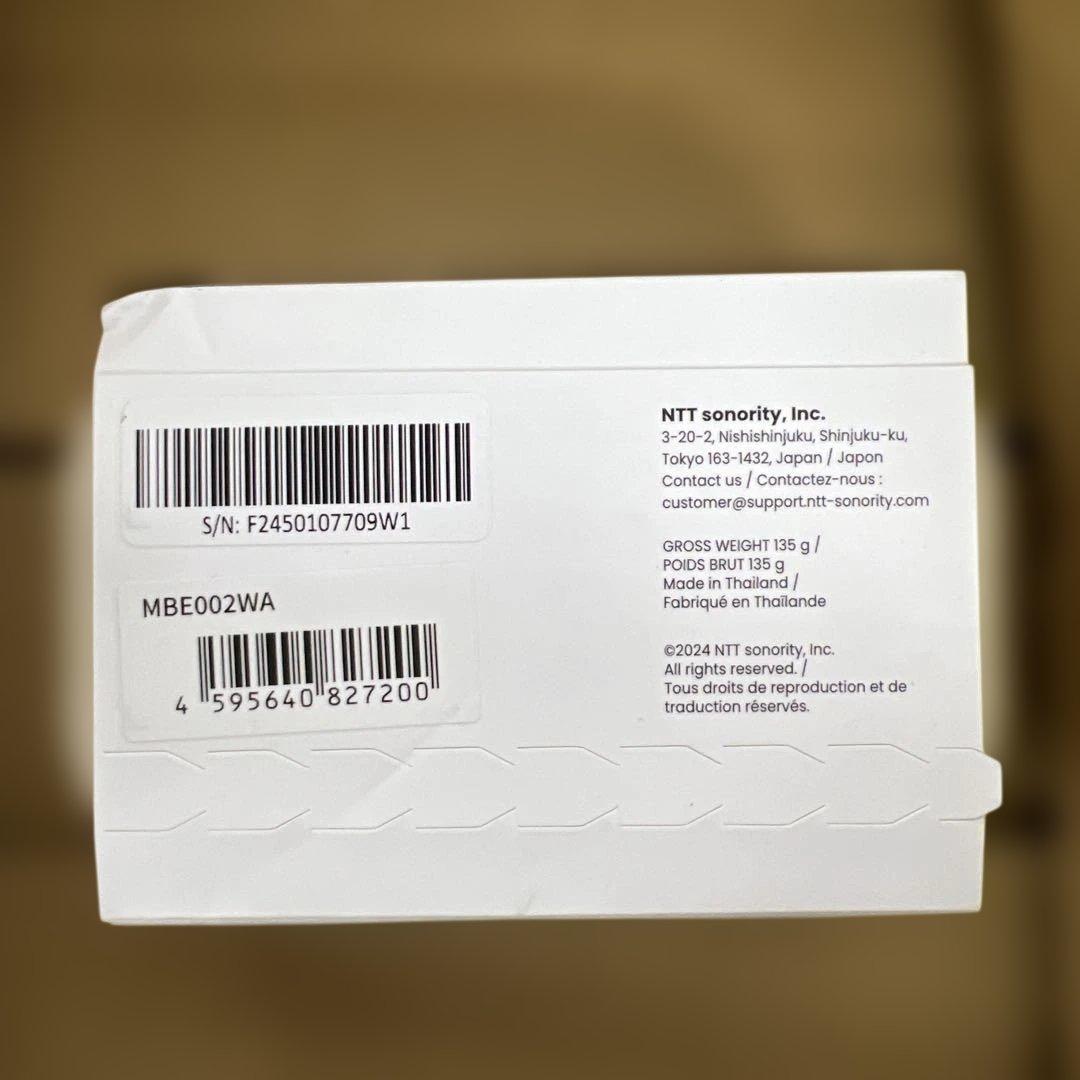 596 未開封nwmオープンイヤー型 完全ワイヤレス DOTS MBE002WA