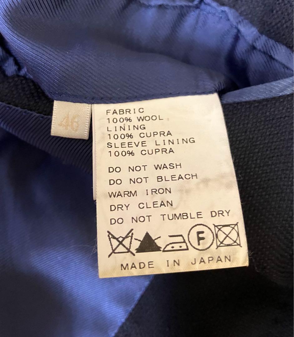 タイムセールEDIFICE ロロピアーナのSUPER130’Sネイビージャケット