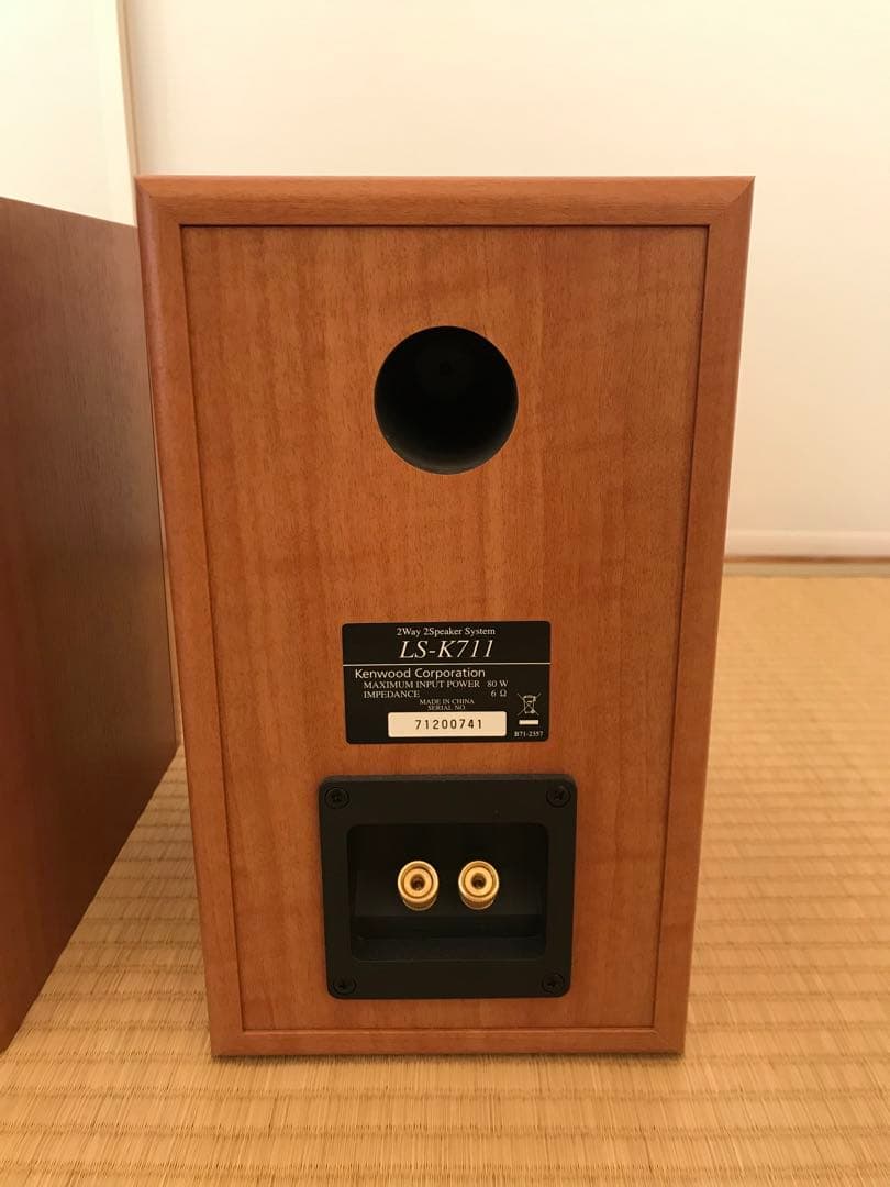 KENWOOD LS-K711 スピーカー ペア ブックシェルフ 2WAY 小型