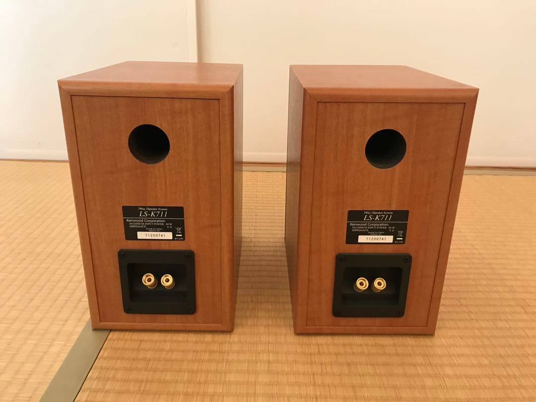 KENWOOD LS-K711 スピーカー ペア ブックシェルフ 2WAY 小型