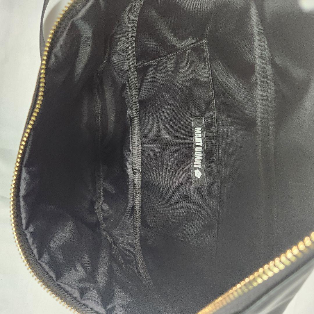 未使用 現行 マリークヮント フロントポケットデイジーパッチ ボディバッグ