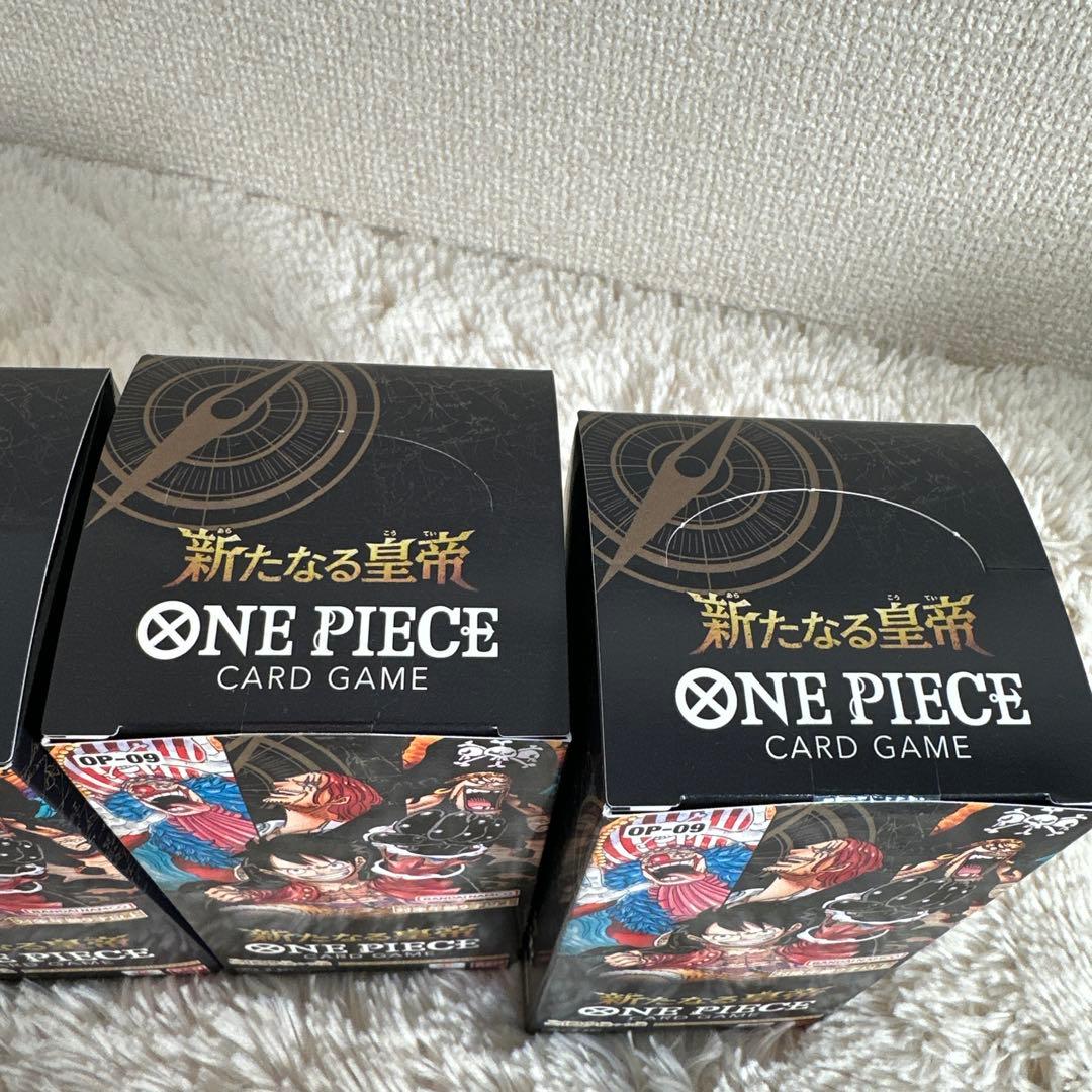 ONE PIECEカードゲーム 新たなる皇帝 4BOX テープ付 【新品未開封】
