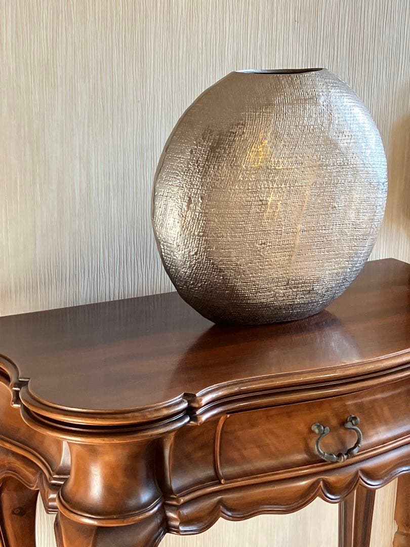 フラワーベース　花瓶　丸　大型　インテリア　壺