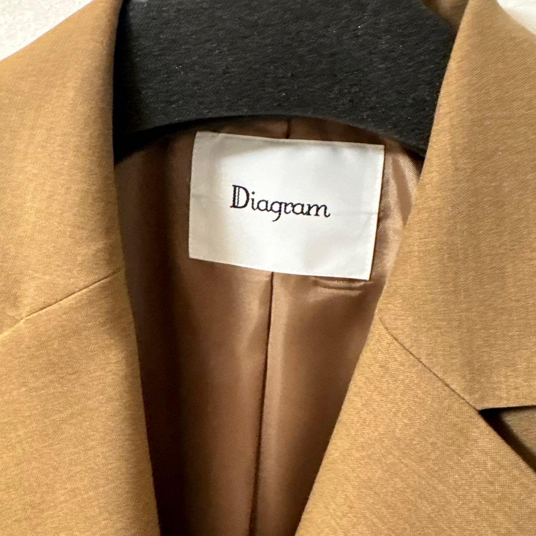 【グレースコンチネンタル】新品 シングルテーラードジャケット キャメル 38