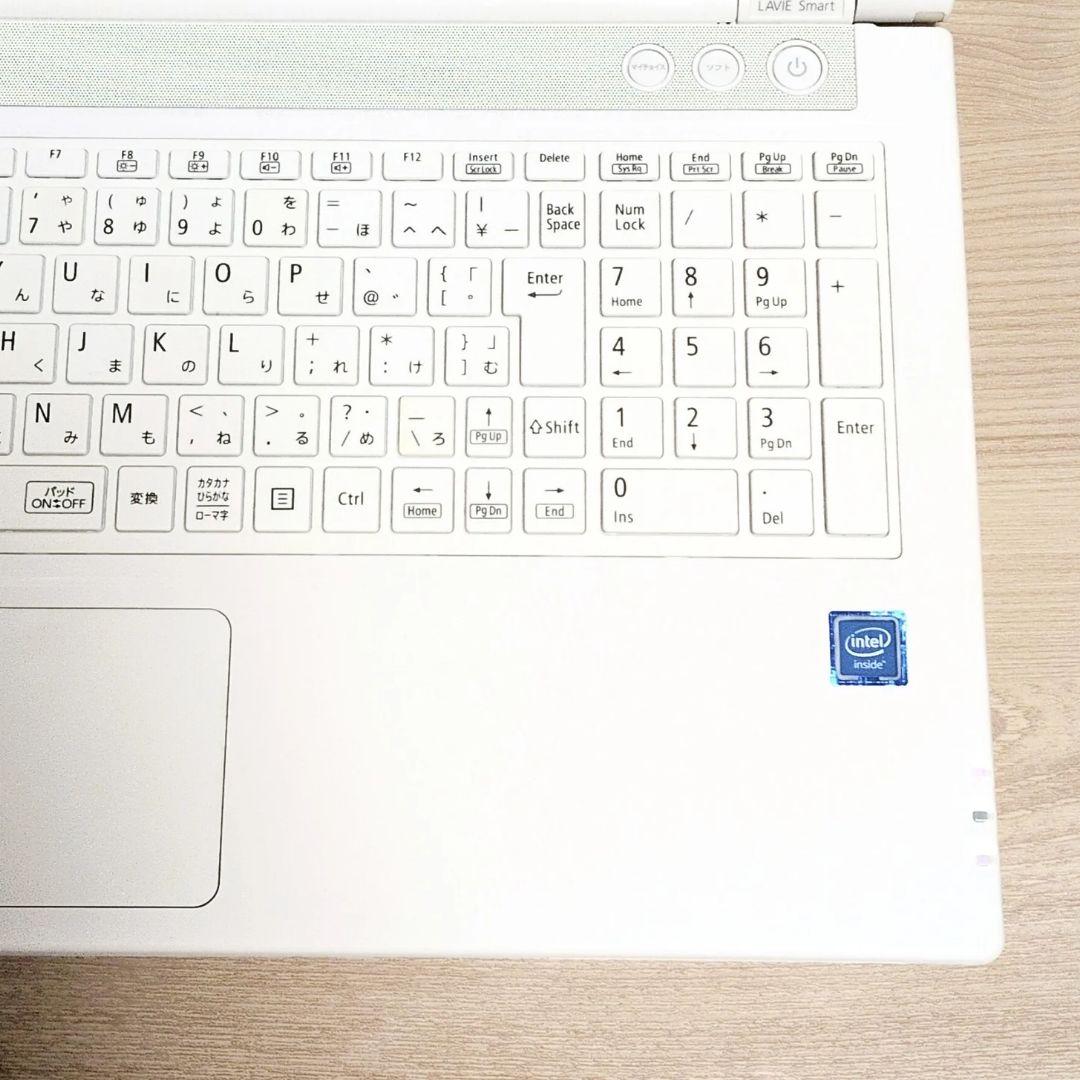 すぐ使えるNECノートパソコン✨️SSD・メモリ8GB・DVD✨️白