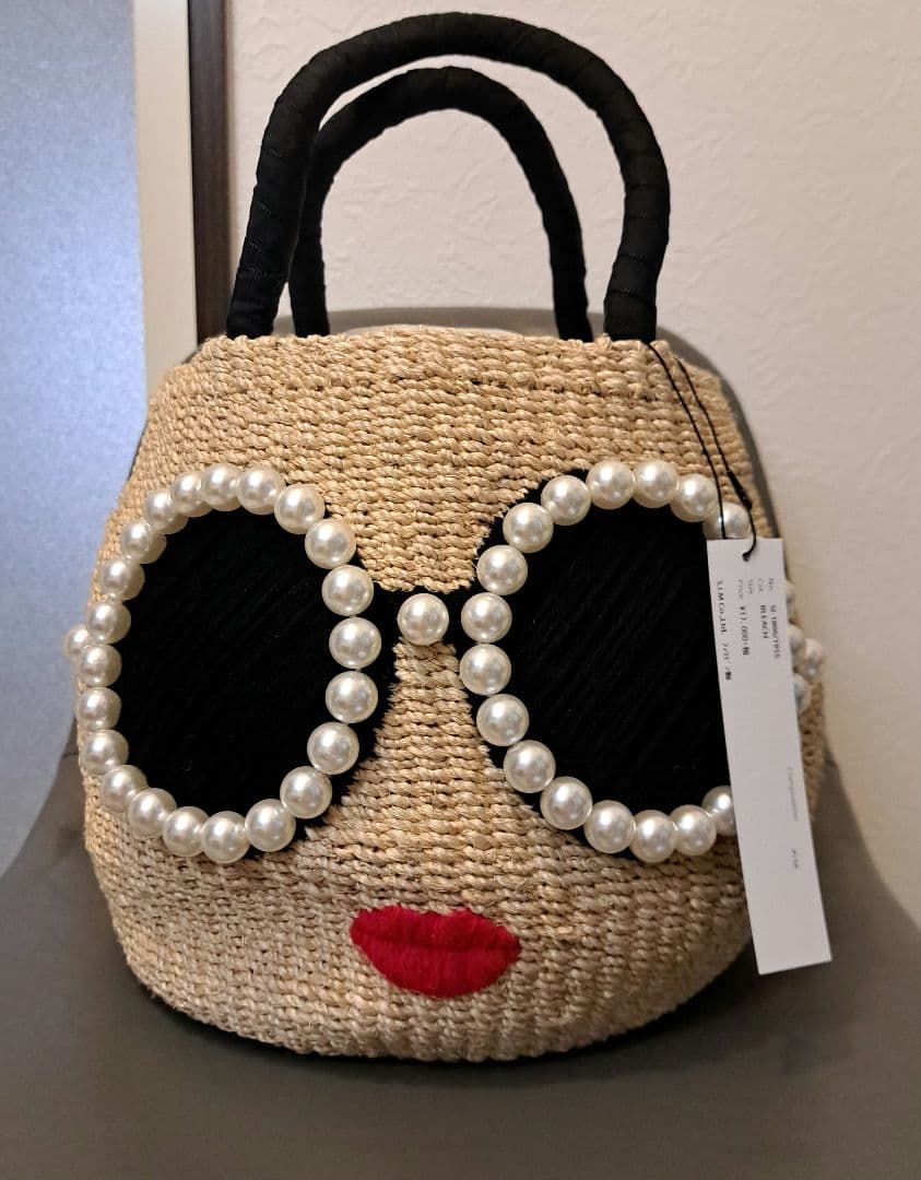 アジョリー かごバッグ パール 新品未使用 完売品