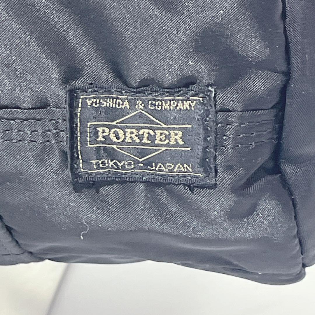 美品 ポーター タンカー ミニボストン S ドラムバッグ ロール ダッフル 黒