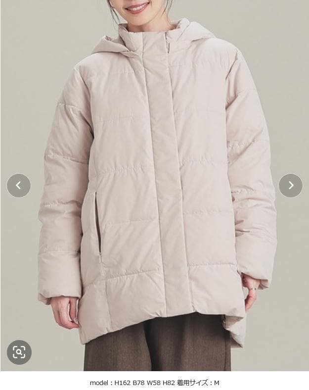 ハニーズ ファイバーダウンコート M