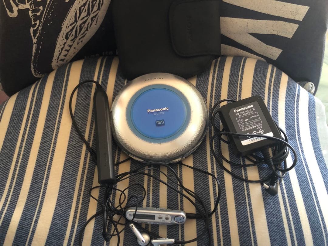 ②(希少完動美品)Panasonic SL-CT510 ポータブルCDプレーヤー