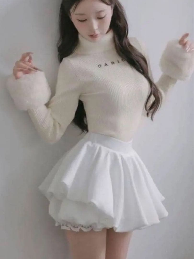 【新品未使用】ダーリッチ ボリュームバルーンミニスカート