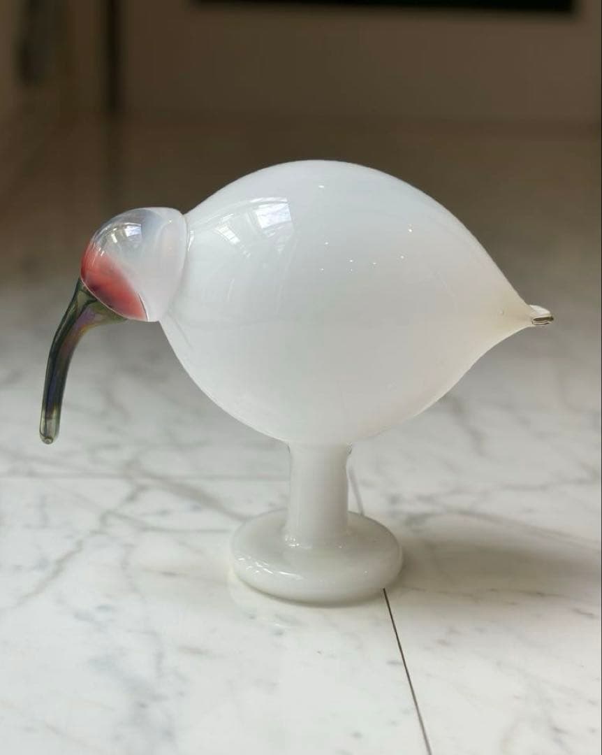 イッタラ　アイビス　ホワイト　白トキ　バード　オイバトイッカ　限定