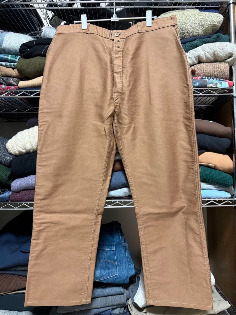 40〜50s フランス製 モールスキン ワークパンツ