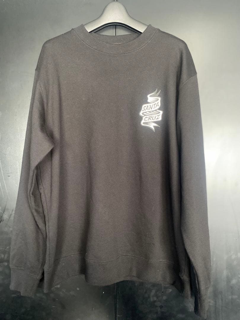 激レア SANTACRUZ スクリーミングハンド スウェット サイズL ブラック