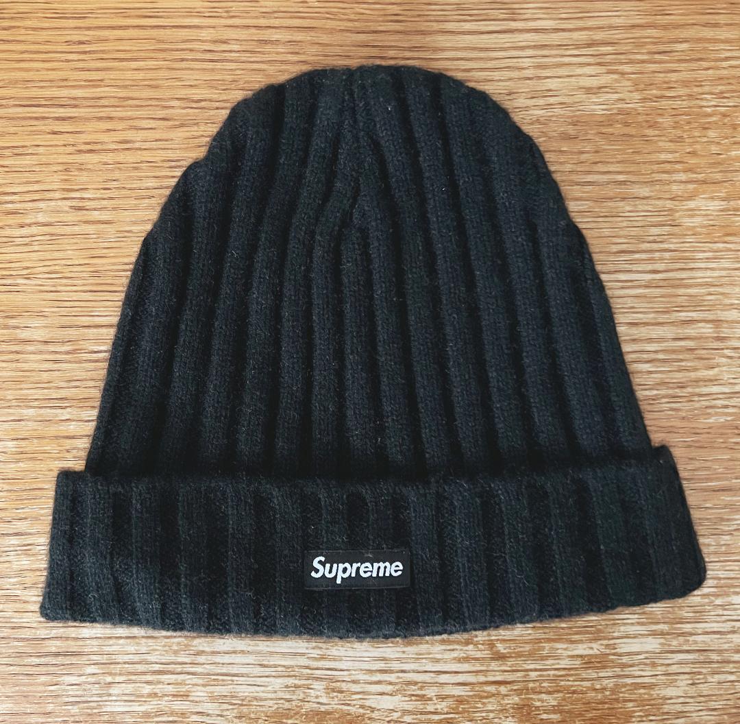 SUPREME Cashmere Beanie Box Logo 黒 納品書有