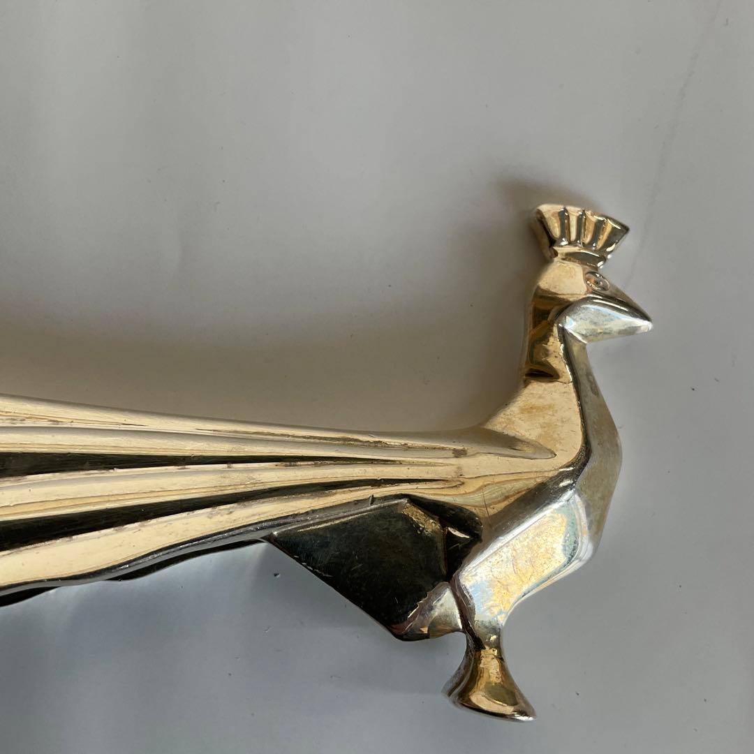 フランス　クリストファーパリ製　純銀製ナイフ、フォーク置き