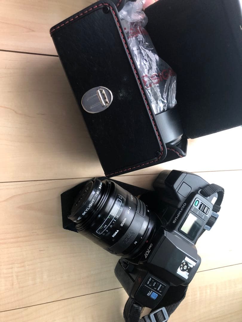 OLYMPUS OM707 望遠レンズ200付き