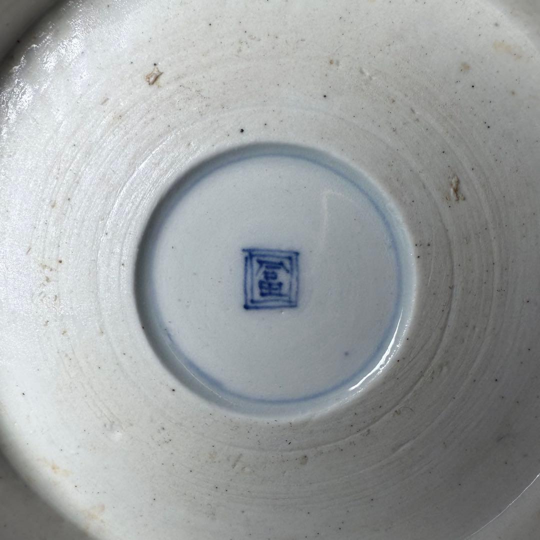 専用出品　幕末〜明治期　金蘭手　膾皿　五客　松竹梅　鶴　扇子　角冨印　上物