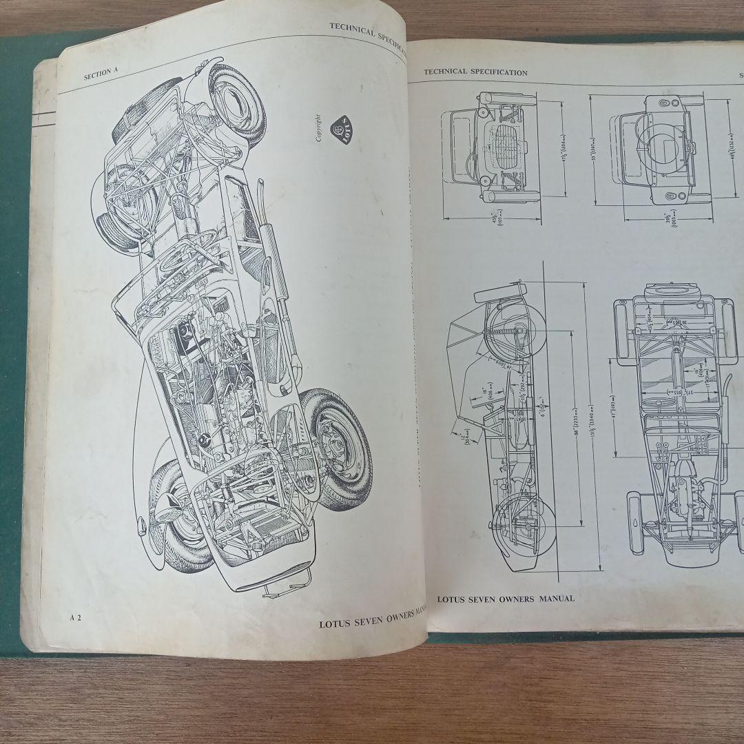 趣味・スポーツ・実用 LOTUS SEVEN OWNERS MANUAL