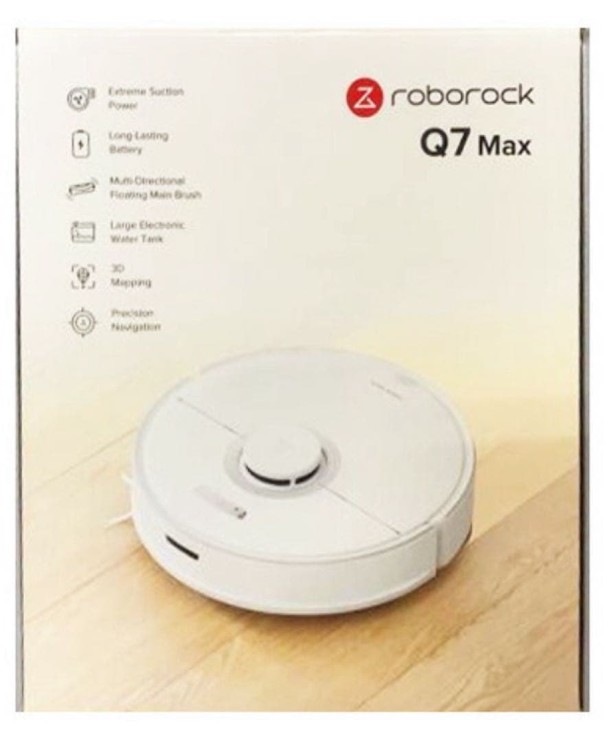 Roborock Q7 Max ロボット掃除機 本体 ホワイト
