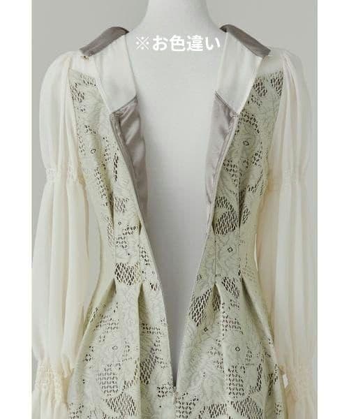 美品 niana ニアナ ANDRESD アシメントリータックドレス M 結婚式