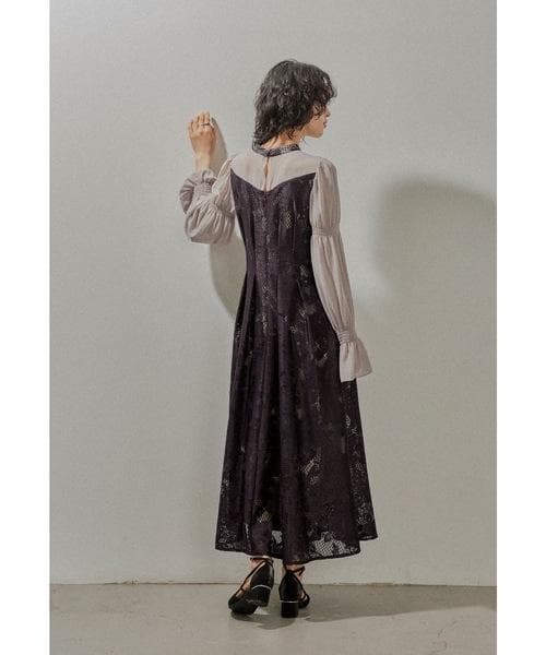 美品 niana ニアナ ANDRESD アシメントリータックドレス M 結婚式