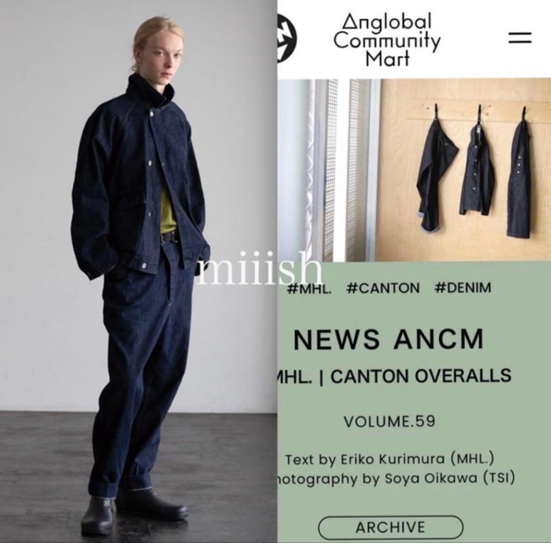 マーガレットハウエル×キャントン別注 デニムジャケット 4.8万 メンズ 40