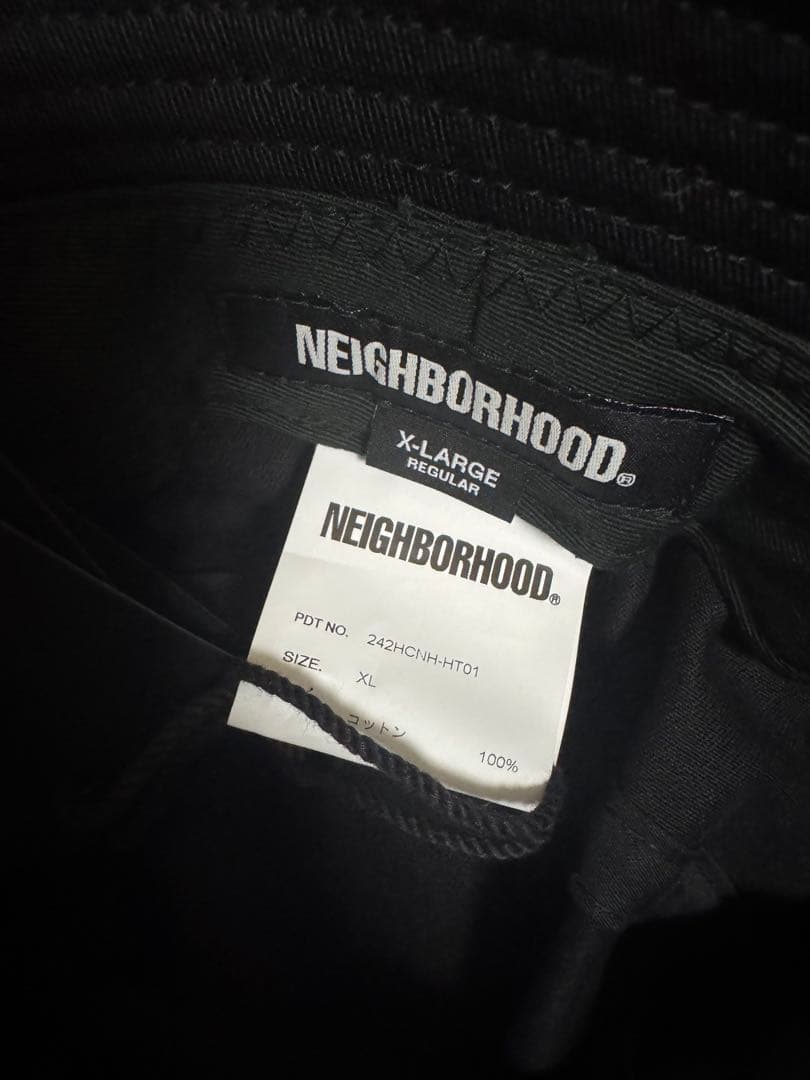 NEIGHBORHOOD ブラック バケットハット XL