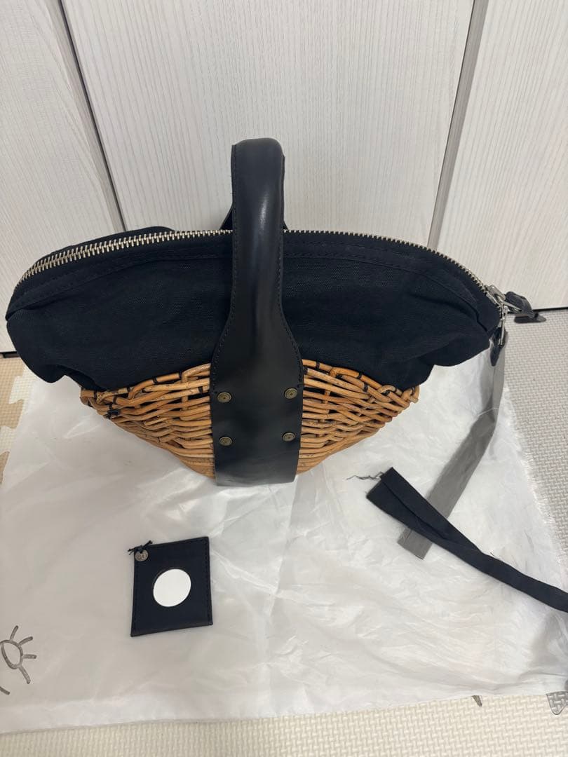 エバゴス ebagos ワンハンドル　かごバック