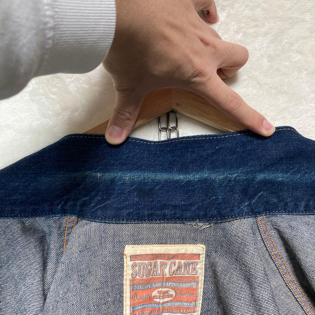 シュガーケーン 大戦 1st デニム ジャケット 月桂樹 濃紺 希少 506xx
