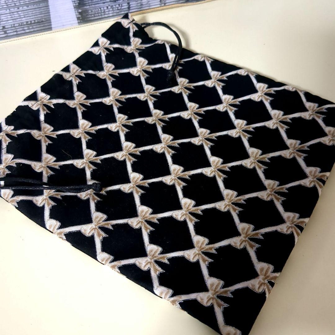 ロラライハリス　ハンドメイド　ボストン　バック　巾着袋