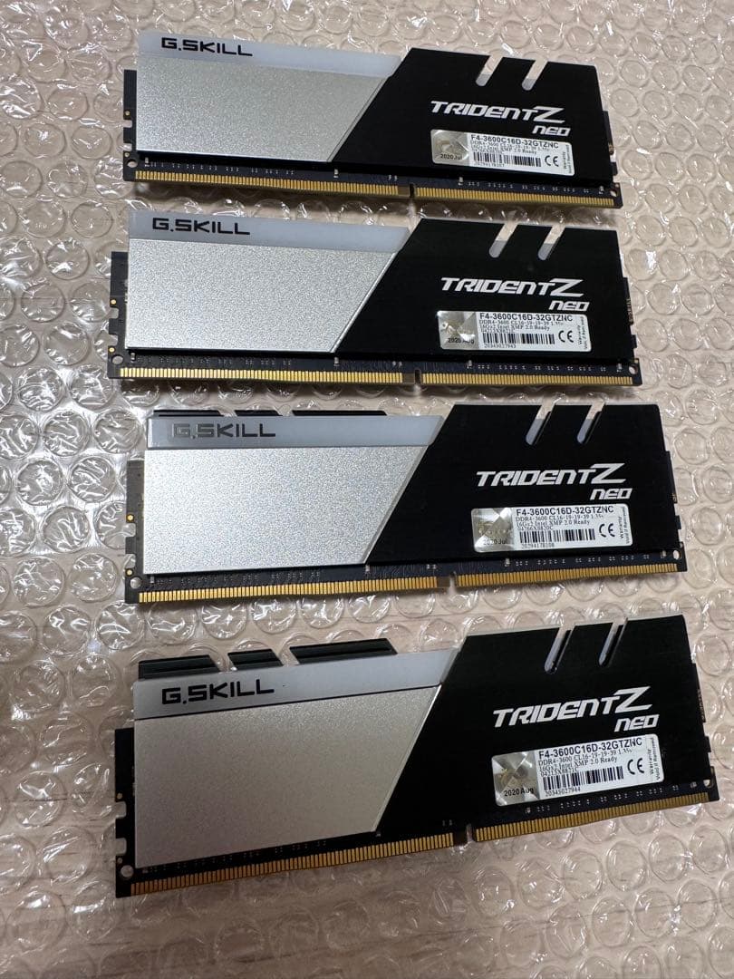 G.SKILL DDR4-3600 メモリ 16GB x4枚