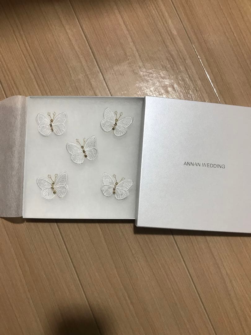 ANNAN WEDDING 蝶のヘアアクセサリー 5個セット