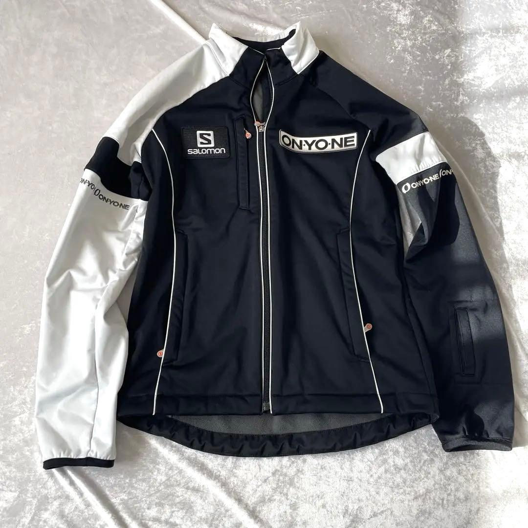 Salomon ON-Y-ONE ジャケット ブラック　ホワイト　ミドラー