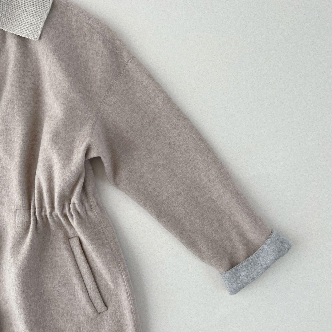 ✨極美品✨現行品【レリアン】日本製　ウール　コート　コーディガン　ベージュ　9号