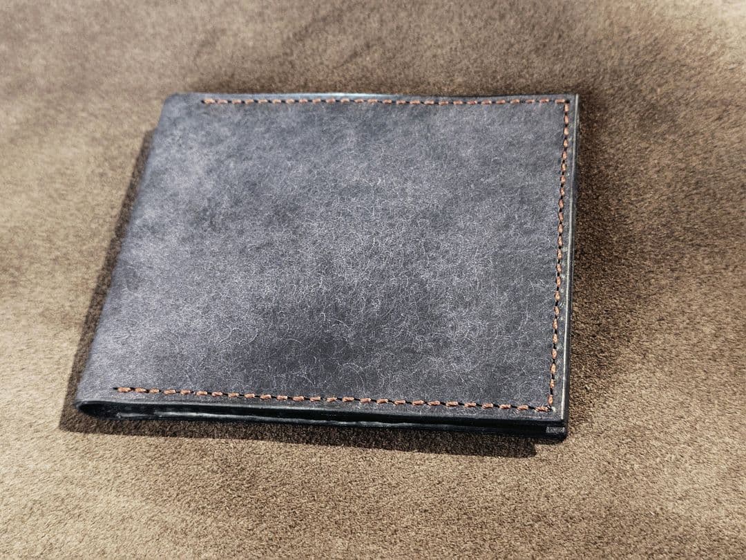 【ハンドメイド】マルゴーレザー マネークリップ｜設計から仕立てまで一点物