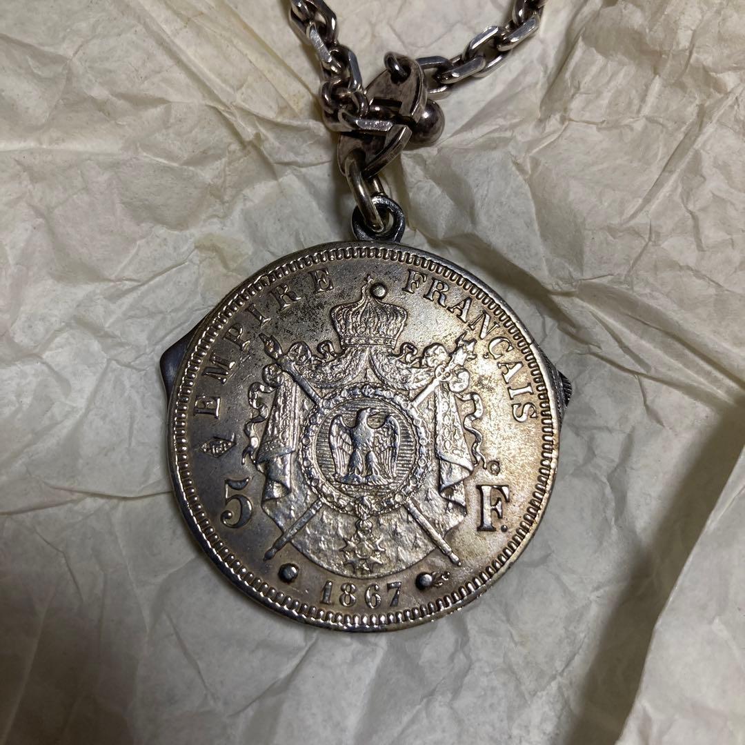 Eloi エロア　ナポレオン3世　ナイフ　銀貨