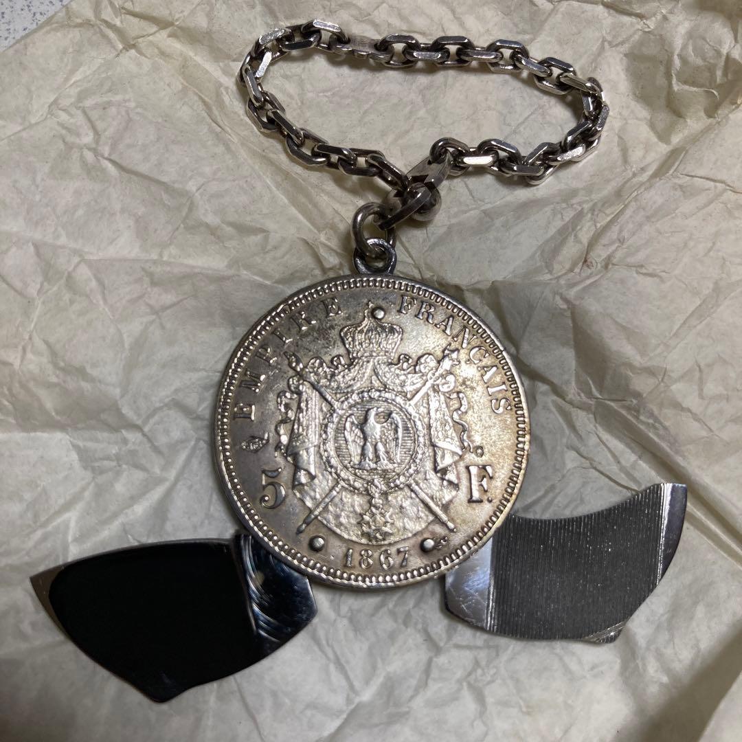 Eloi エロア　ナポレオン3世　ナイフ　銀貨