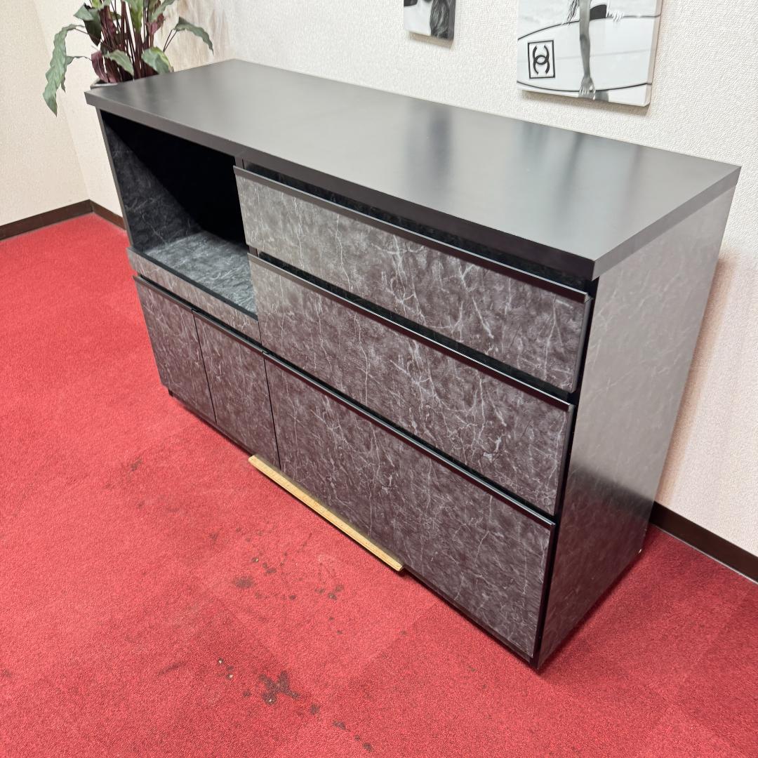 東京23区送料無料　美品大川家具　レンジボード　幅1400サイズ