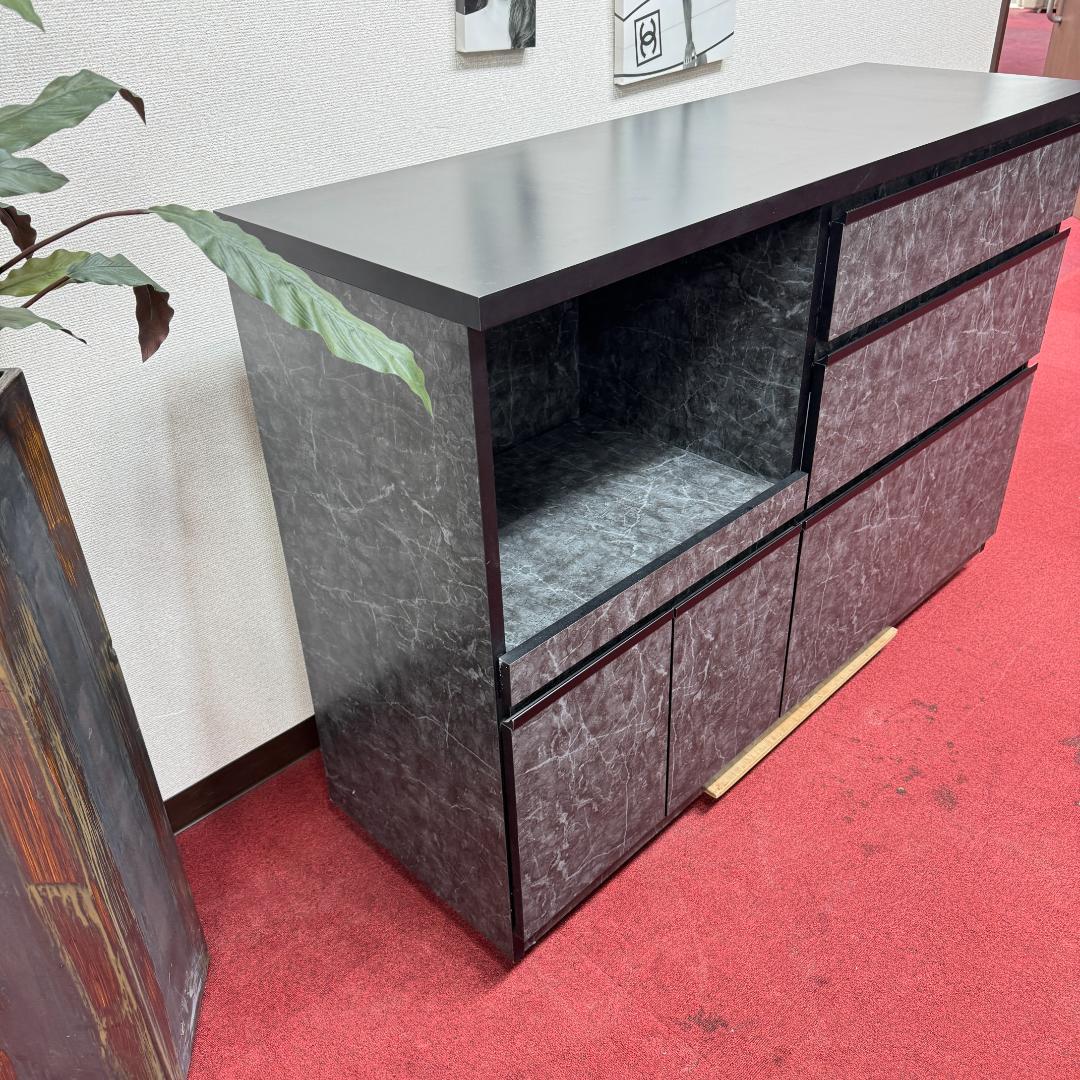 東京23区送料無料　美品大川家具　レンジボード　幅1400サイズ