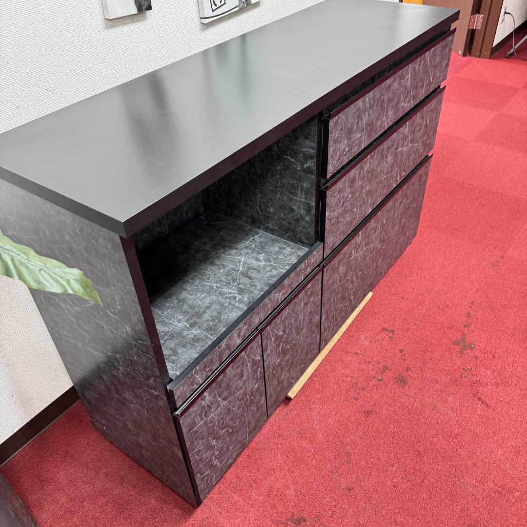 東京23区送料無料　美品大川家具　レンジボード　幅1400サイズ