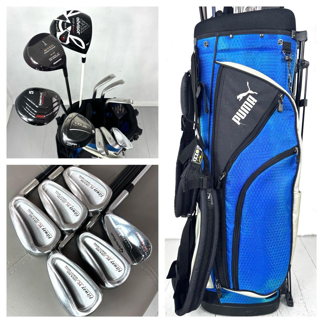 本格派 メンズゴルフクラブ 11本 フルセット ゴルフセット お試し　初心者向け