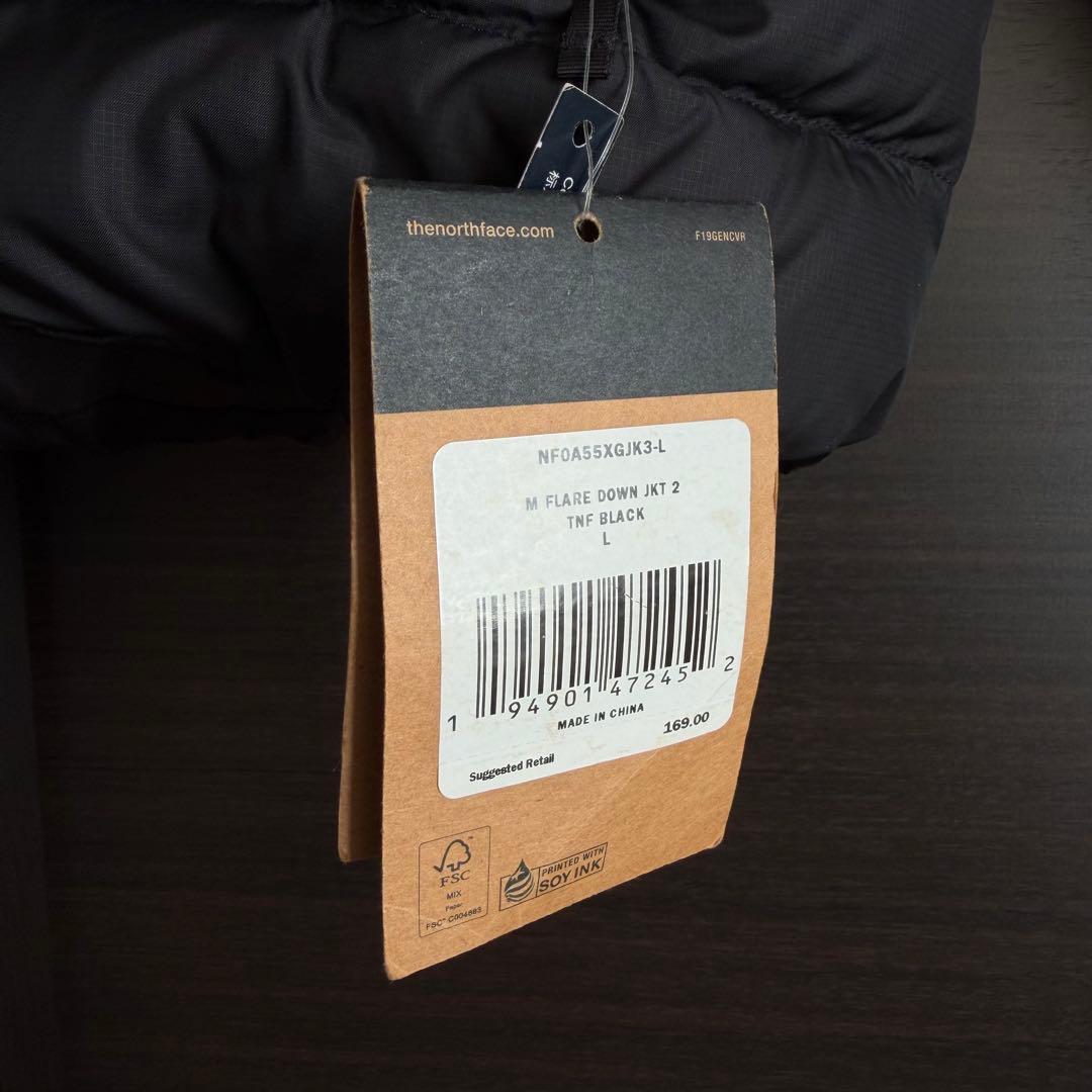 ザ ノースフェイス FLARE フレア ダウンジャケット L ブラック