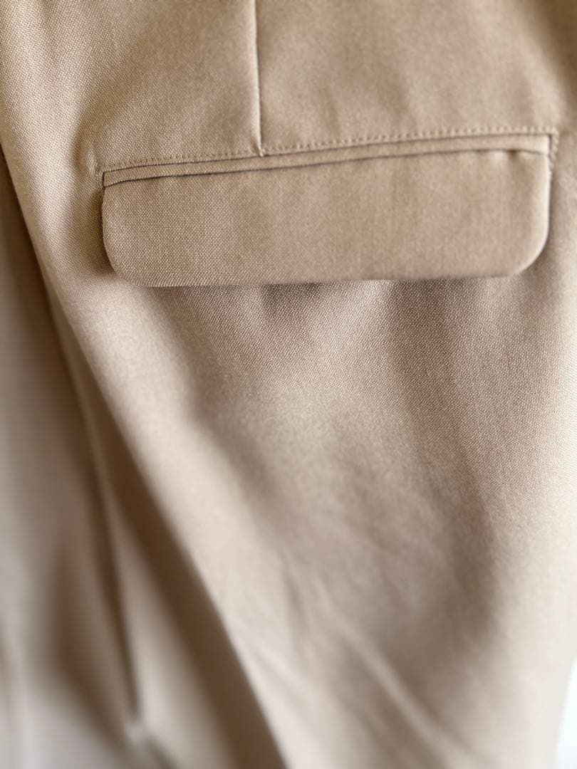 LEMAIRE 21AW 2PLEATS PANTS ベージュ 48