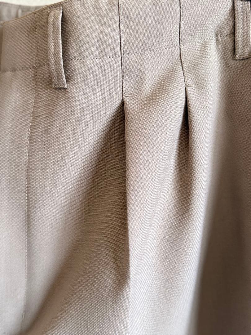 LEMAIRE 21AW 2PLEATS PANTS ベージュ 48