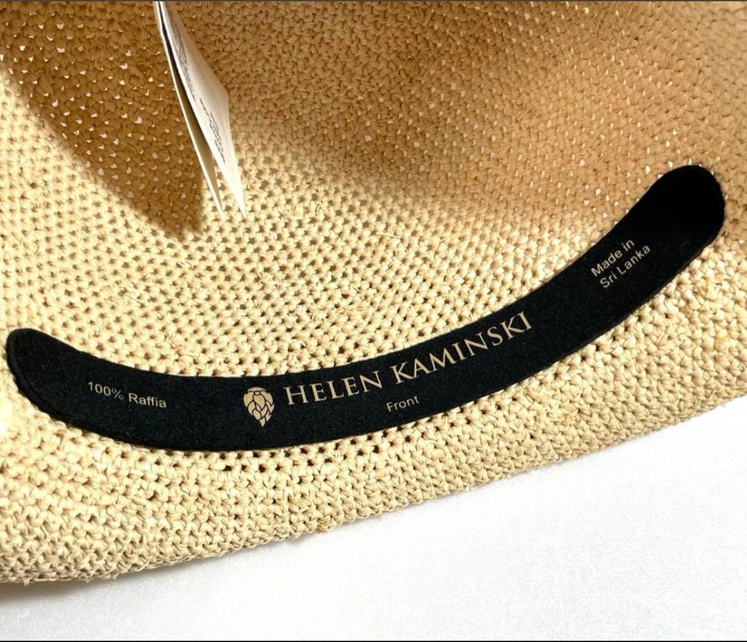 ヘレンカミンスキー帽子　ラフィアハット　プロバンス10　ナチュラル　タグ付　箱有