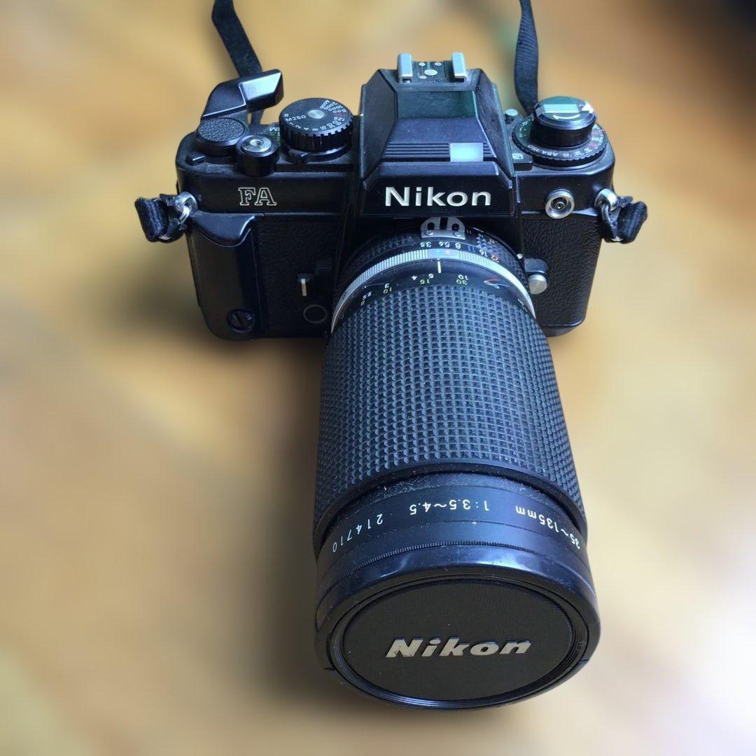 Nikon FA 一眼レフカメラ 35-135mmレンズ付き