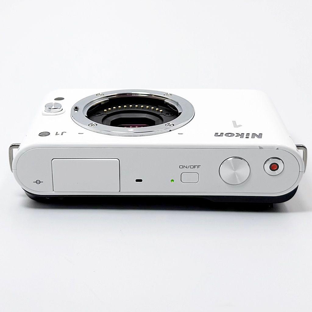 ニコン 1 J1 ダブルズームキット ホワイト ミラーレス カメラ 中古